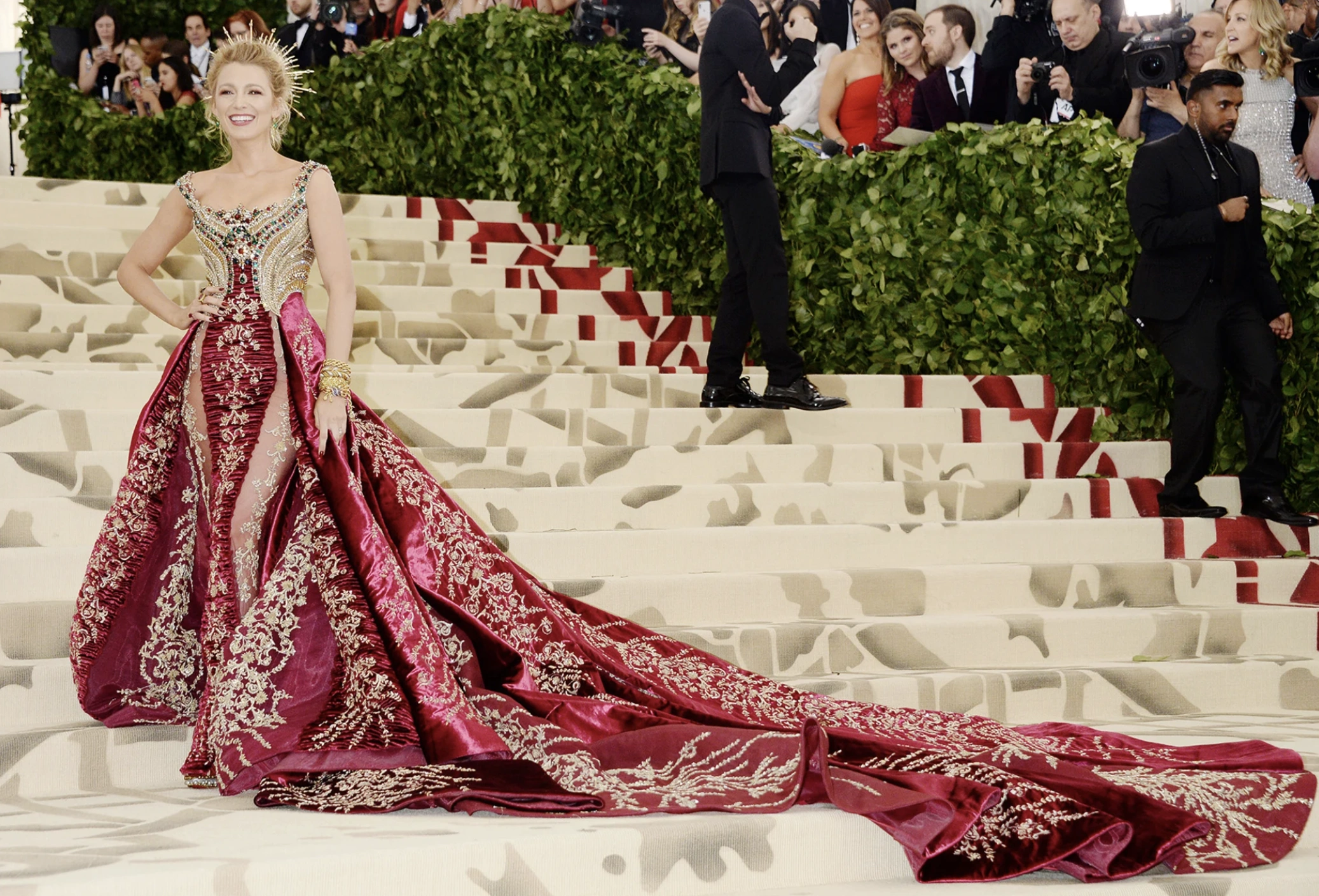 Blake Lively at the Met Gala in 2018